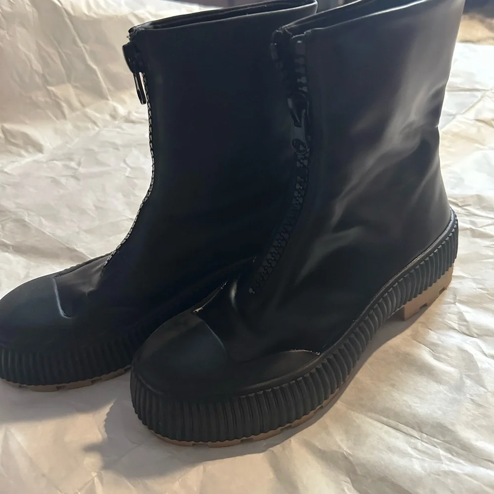 Zara Black Men's Rain Boots